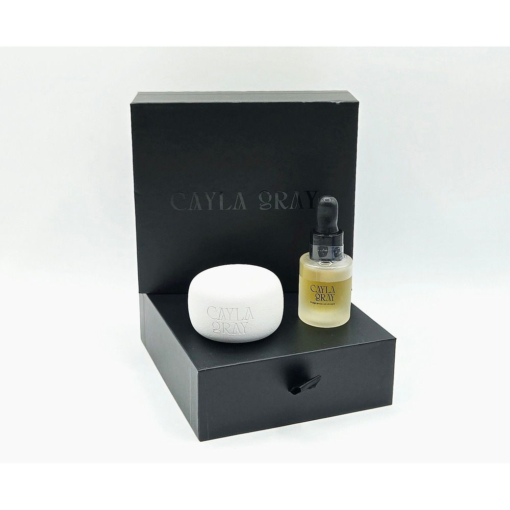 Cayla Gray Scentstones Fragrance Oil Drops Cozy Set OS